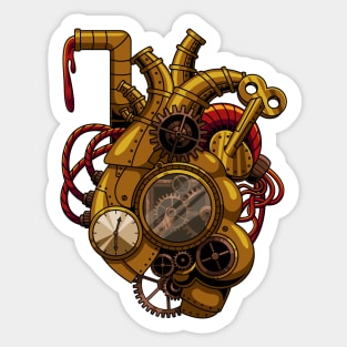 heart steampunk Sticker
